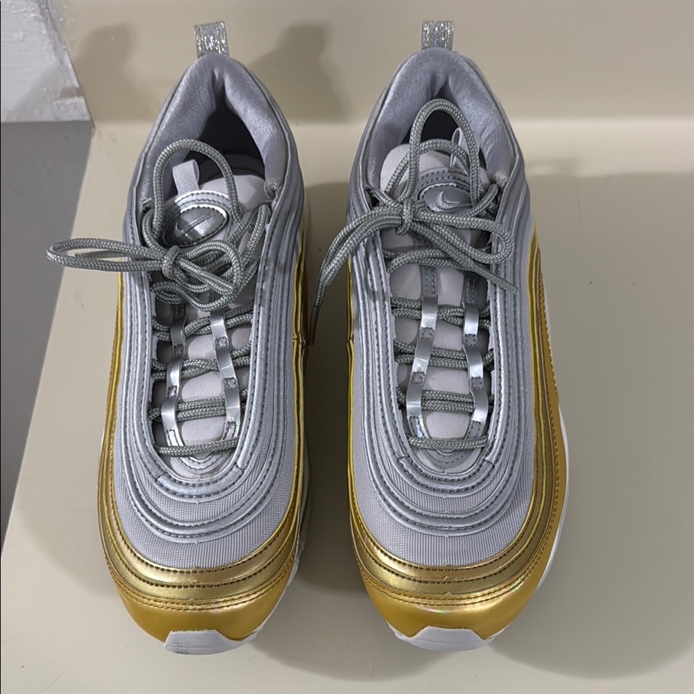 Nike Airmax 97 Silver & gold Sneakers